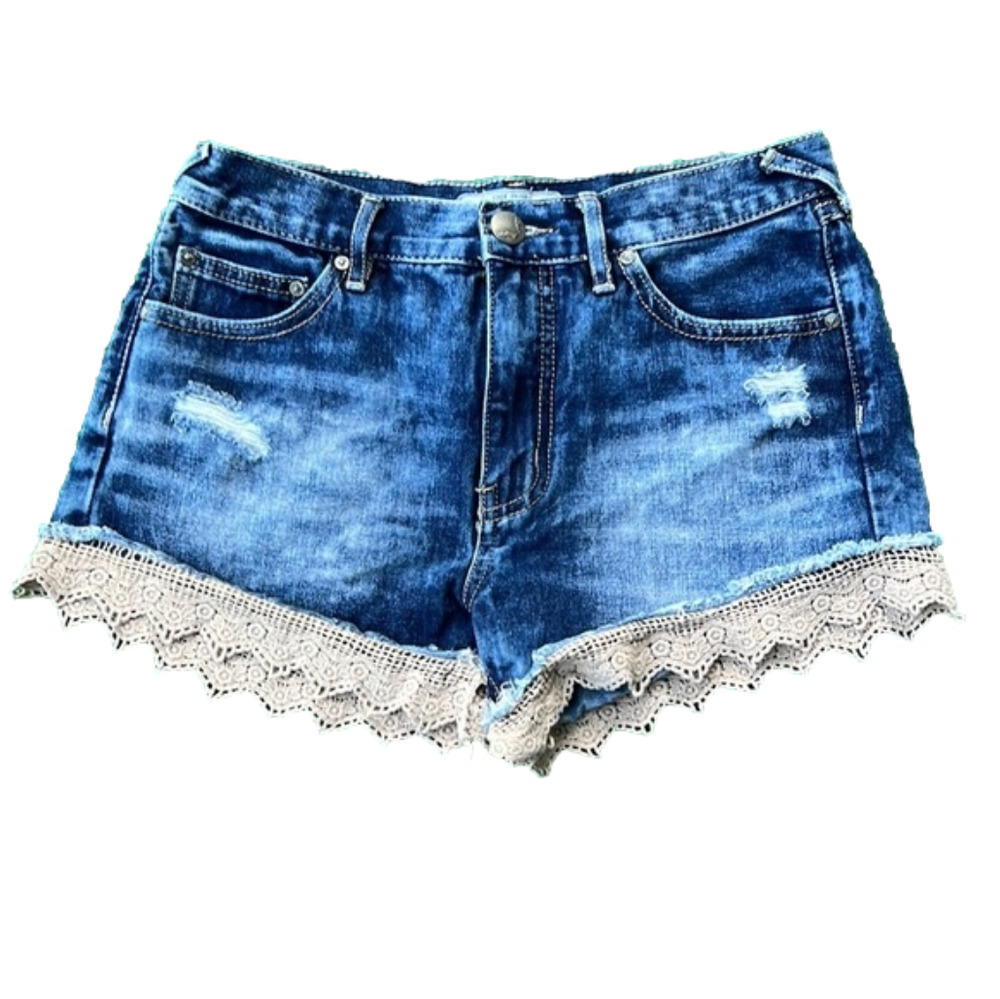 Free People Jean shorts - Picture 1 of 3